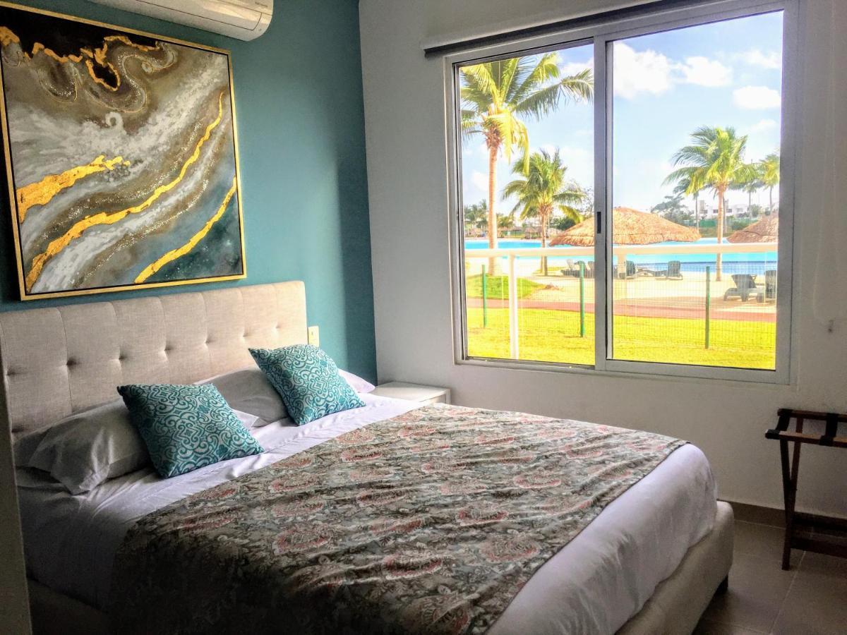 Escape Al Caribe Con Una Vista Impresionante En Pilarita'S Dream Lagoons Cancún Esterno foto