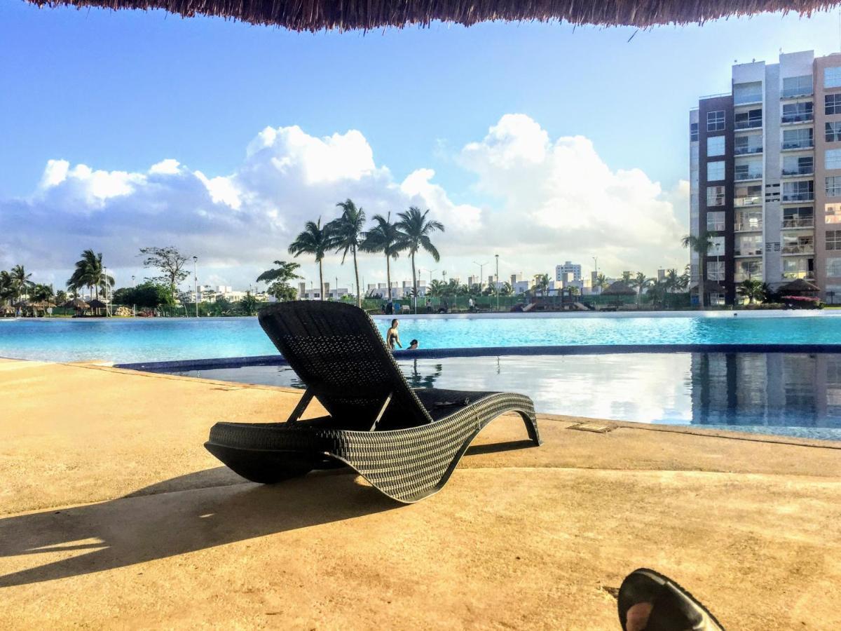 Escape Al Caribe Con Una Vista Impresionante En Pilarita'S Dream Lagoons Cancún Esterno foto