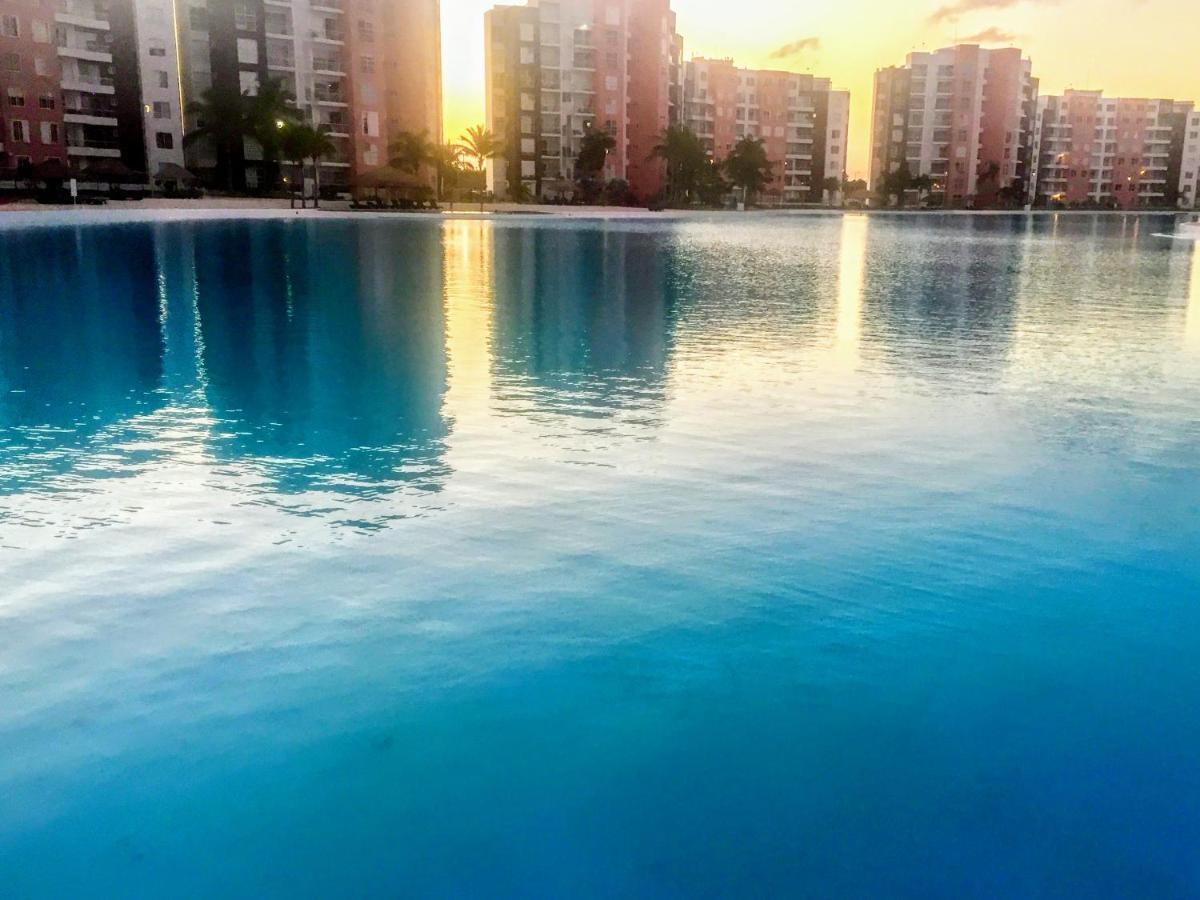 Escape Al Caribe Con Una Vista Impresionante En Pilarita'S Dream Lagoons Cancún Esterno foto