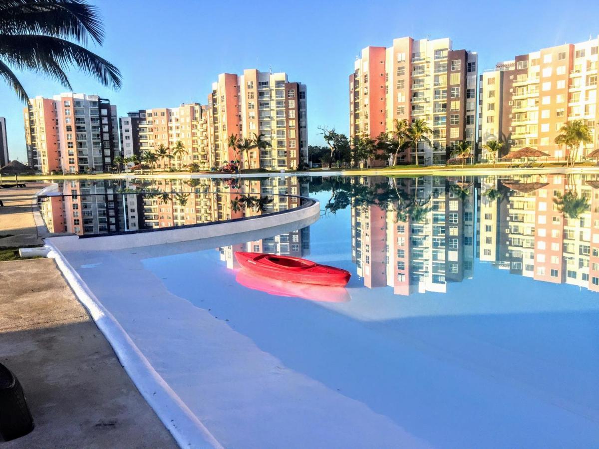 Escape Al Caribe Con Una Vista Impresionante En Pilarita'S Dream Lagoons Cancún Esterno foto