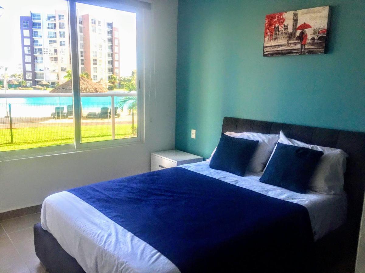 Escape Al Caribe Con Una Vista Impresionante En Pilarita'S Dream Lagoons Cancún Esterno foto