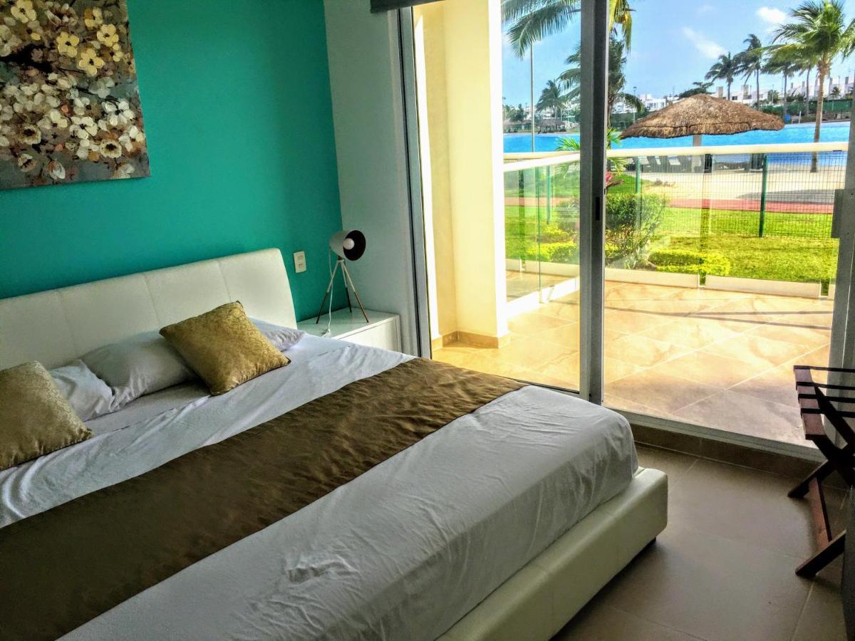 Escape Al Caribe Con Una Vista Impresionante En Pilarita'S Dream Lagoons Cancún Esterno foto