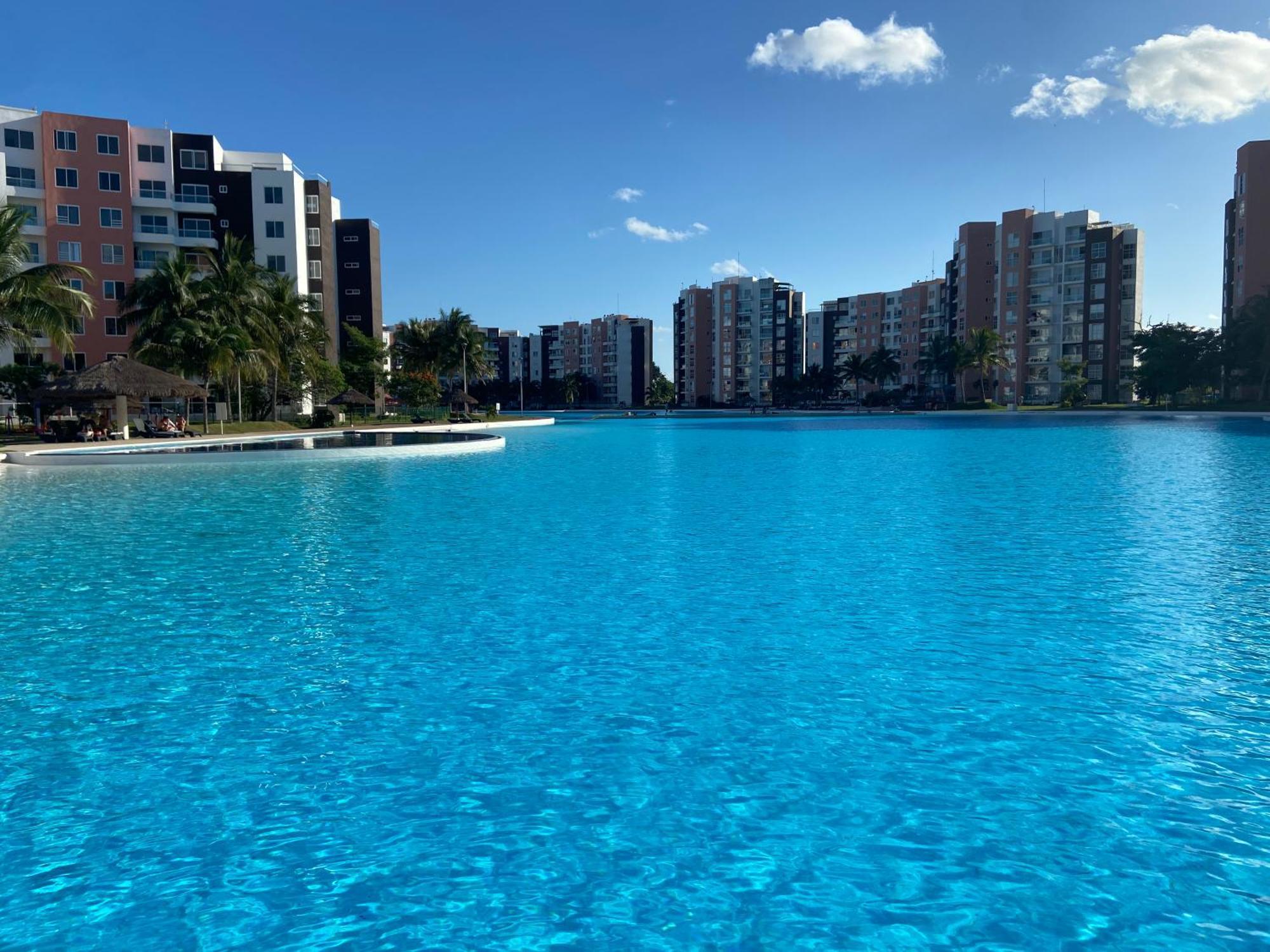 Escape Al Caribe Con Una Vista Impresionante En Pilarita'S Dream Lagoons Cancún Esterno foto