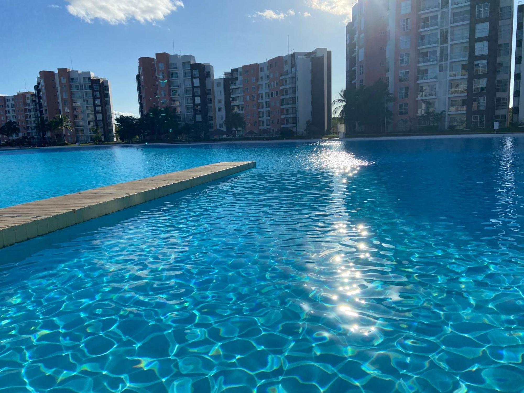 Escape Al Caribe Con Una Vista Impresionante En Pilarita'S Dream Lagoons Cancún Esterno foto